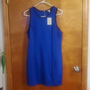 Guess Hayden Solid Scuba Dress XL Jewel Blue